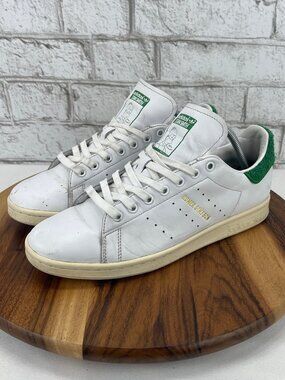 adidas Stan Smith Homer Simpson Meme White Green IE7564 Men's Size 9.5 Sneakers